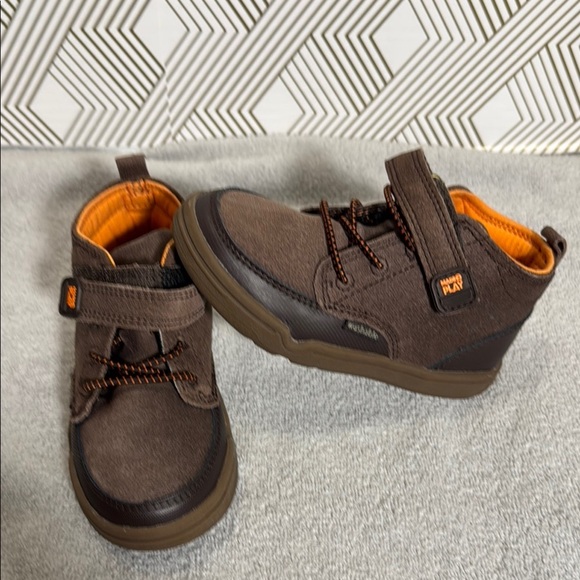 Stride Rite Gannon boot made2play Brown and Orange Boots size 9 unisex - Picture 1 of 11